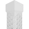 Ekena Millwork Craftsman Classic Square Non-Tapered Westmore Fretwork Column w/ Mission Capital & Mission Base CC1210ENWSTMIMI - alternate 3